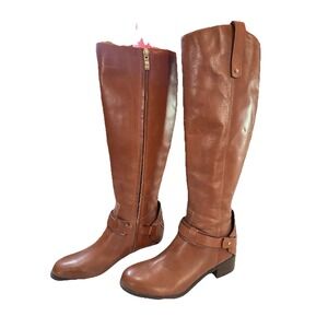 FRANCO FORTINI Campbell WC Equestrian Leather Tall Riding Boots size 6M Cowgirl